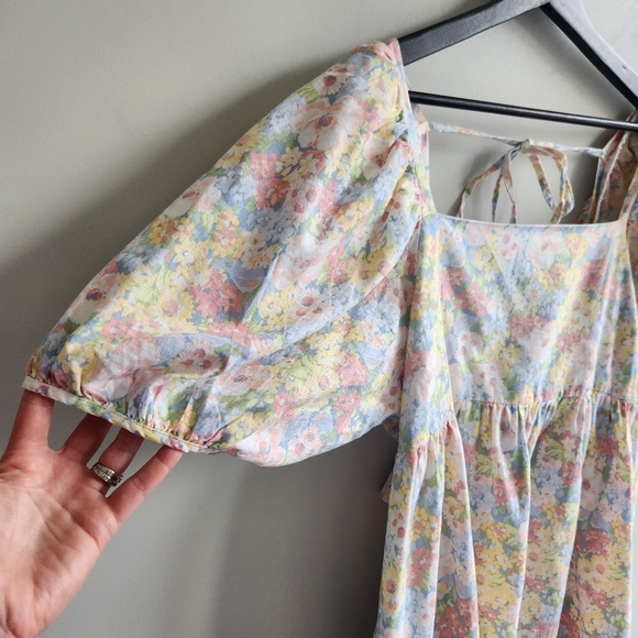 Joe Fresh Floral Pastel Dress - Picture 4 of 14